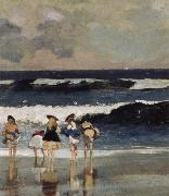 Winslow Homer Detail from on the Beach oil painting reproduction